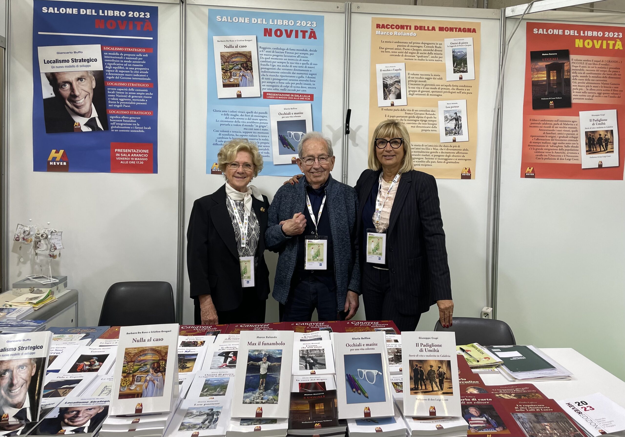 Salone del Libro di Torino 2023: tanti Autori allo stand della Hever